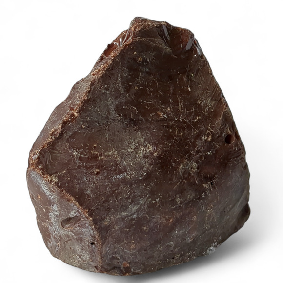 Chocolate Opaque Art Glass Cullet Slag Glass #4XL83 - Picture 3 of 6